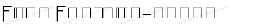 Final Frontier字体转换